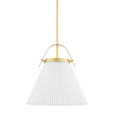 Hudson Valley Lighting Aldridge Pendant in Aged Brass 9616-AGB