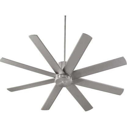 Quorum Proxima Ceiling Fan in Satin Nickel 96608-65