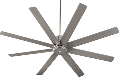 Quorum Proxima Ceiling Fan in Satin Nickel 96728-65