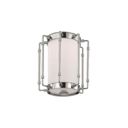 Hudson Valley Lighting Hyde Park Flush Mount in Polished Nickel 9709-PN