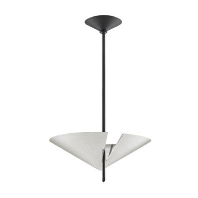 Hudson Valley Lighting Equilibrium Pendant in Polished Nickel/black 9711-PN/BK