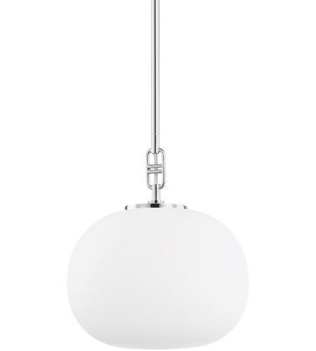 Hudson Valley Lighting Ingels 1 Light Pendant in Polished Nickel 9717-PN