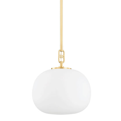 Hudson Valley Lighting Ingels Pendant in Aged Brass 9717-AGB