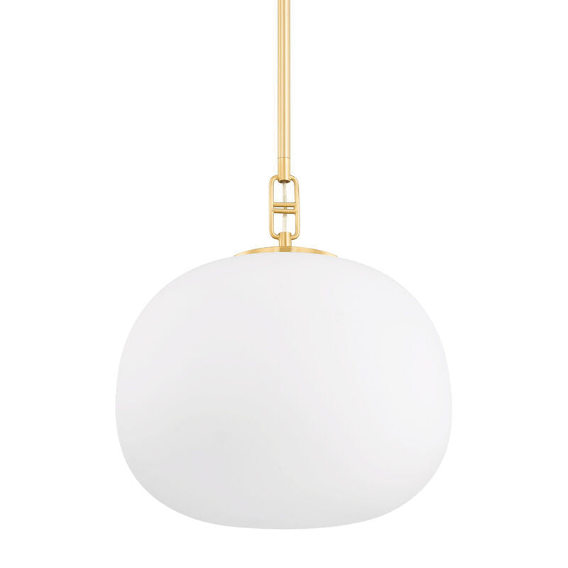 Hudson Valley Lighting Ingels Pendant in Aged Brass 9721-AGB