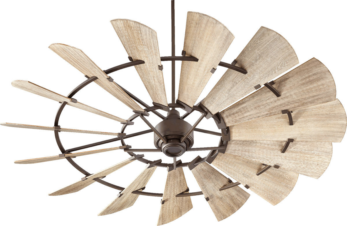 Quorum Windmill Ceiling Fan in Oiled Bronze 97215-86