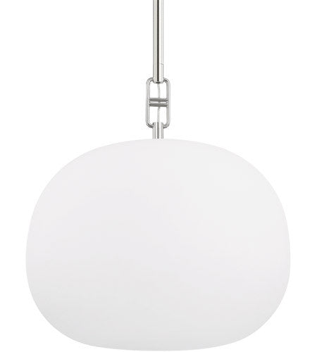 Hudson Valley Lighting Ingels 1 Light Pendant in Polished Nickel 9726-PN