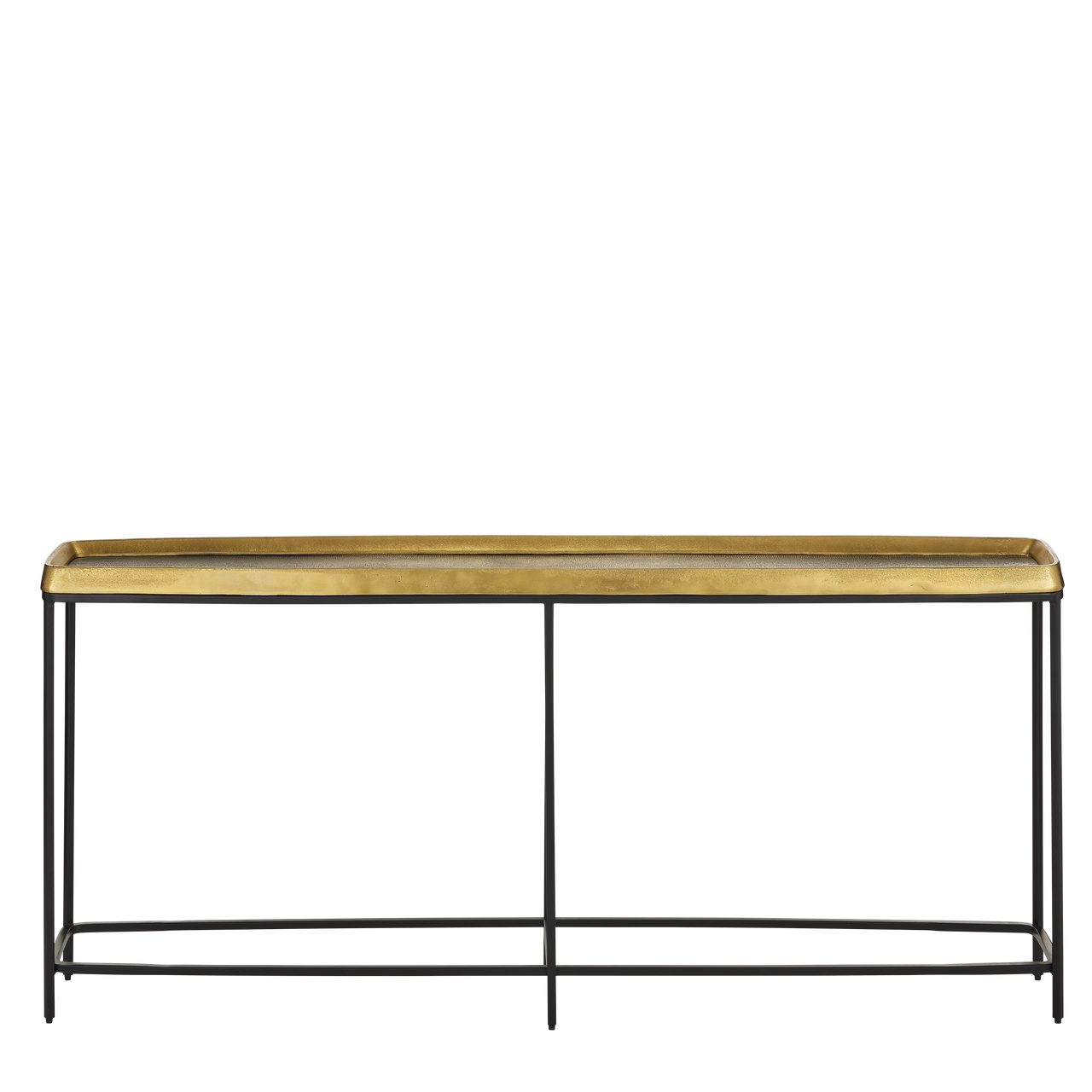 Currey & Co. Tanay Brass Console Table 4000-0150