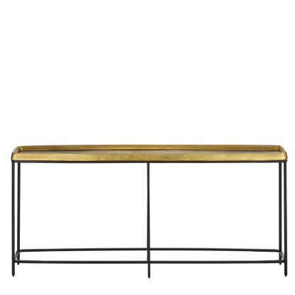 Currey & Co. Tanay Brass Console Table 4000-0150