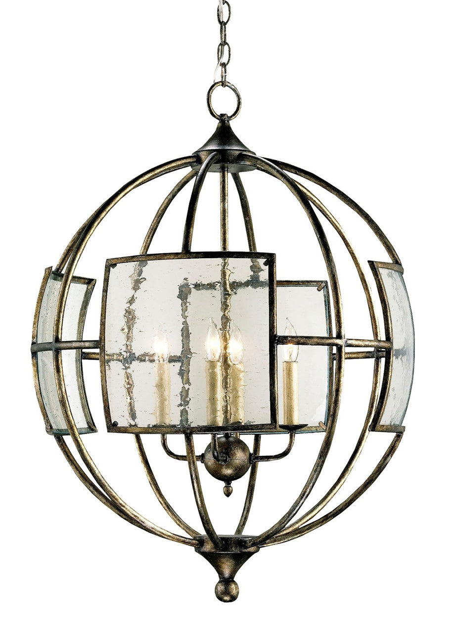 Currey & Co. Broxton Bronze Orb Chandelier 9750