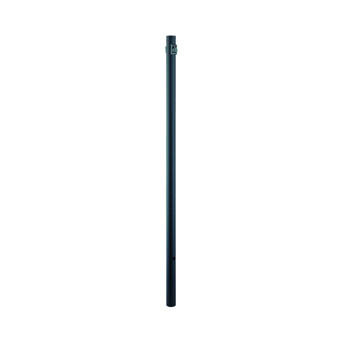 Acclaim Lighting 7-ft Black Direct Burial Post With Photocell And Outlet in Matte Black 97BK