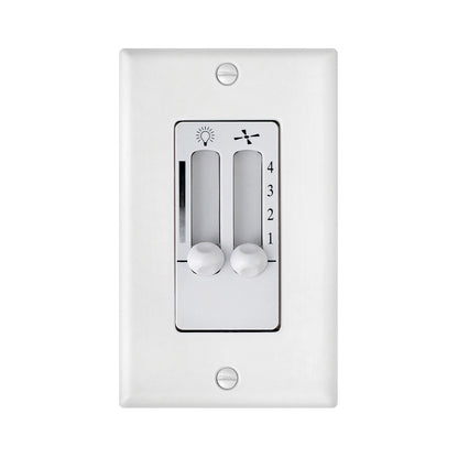 Hinkley Wall Contol 4 Speed Dual Slide Indoor White 980008FWH