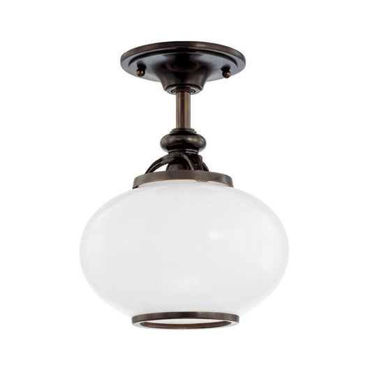 Hudson Valley Lighting Canton Semi Flush in Old Bronze 9809F-OB