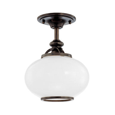 Hudson Valley Lighting Canton Semi Flush in Old Bronze 9809F-OB