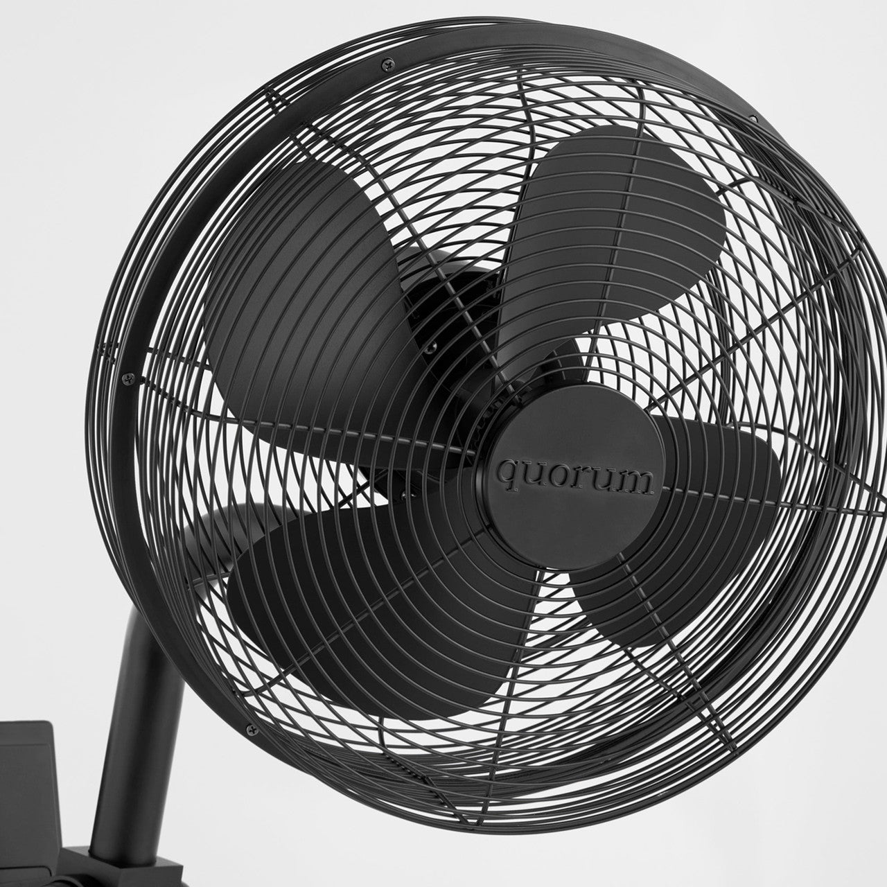 Quorum  Cyprus 13" Wall Fan - Matte Black 98134-59