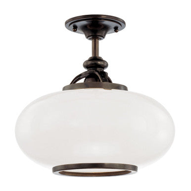 Hudson Valley Lighting Canton Semi Flush in Old Bronze 9815F-OB