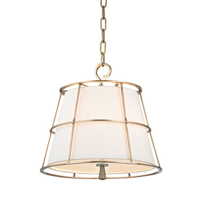 Hudson Valley Lighting Savona Pendant in Aged Brass 9816-AGB