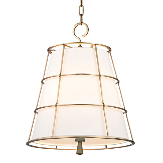 Hudson Valley Lighting Savona Pendant in Aged Brass 9818-AGB