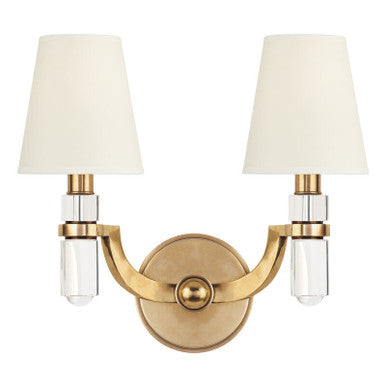 Hudson Valley Lighting Dayton Wall Sconce in Aged Brass 982-AGB-WS