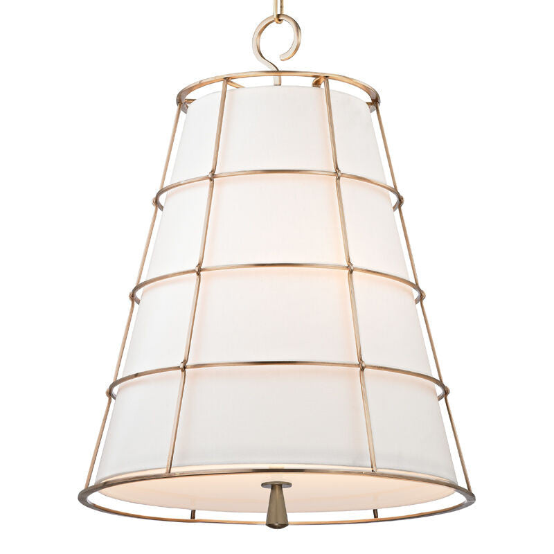 Hudson Valley Lighting Savona Pendant in Aged Brass 9820-AGB