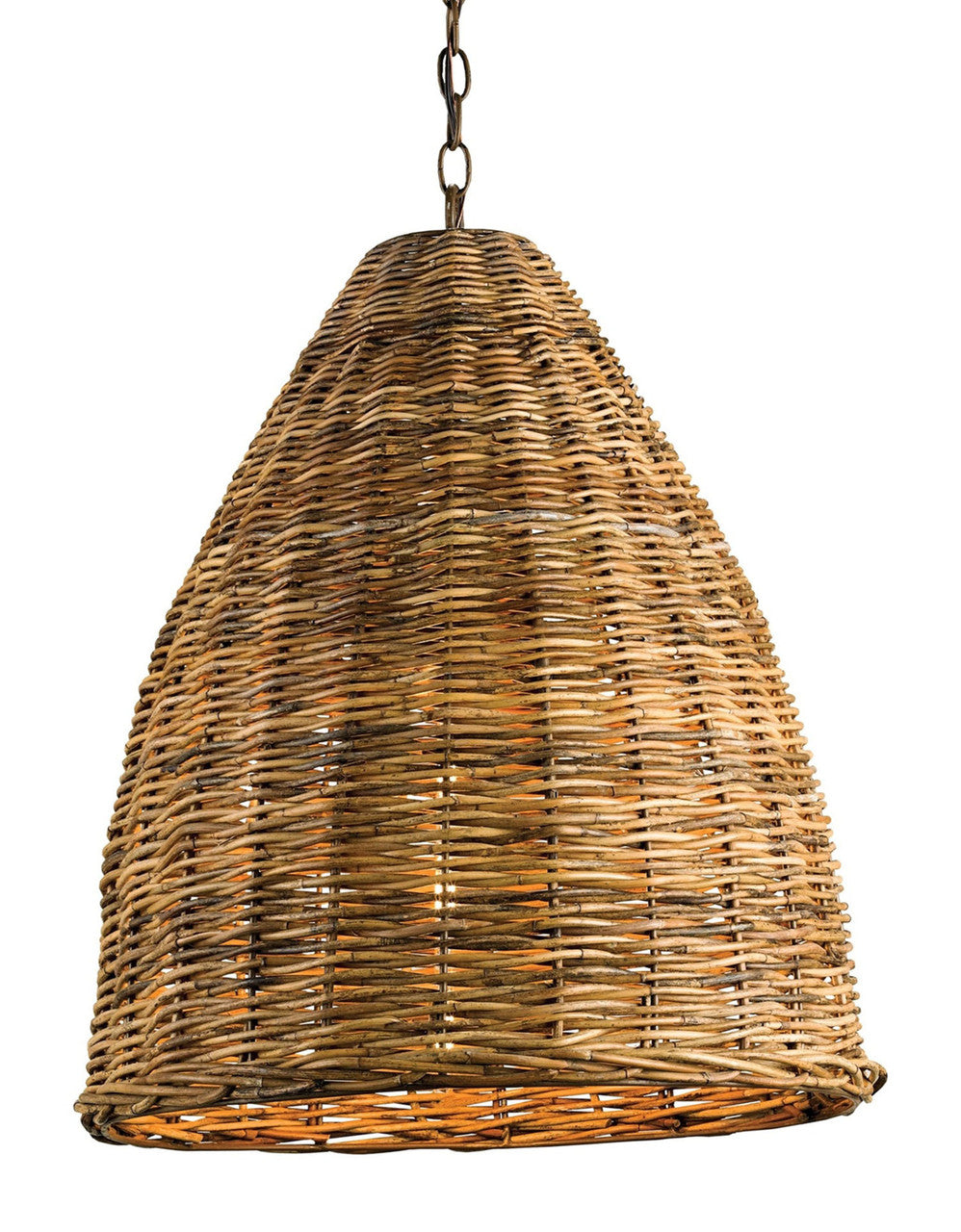 Currey & Co. Basket Pendant 9845