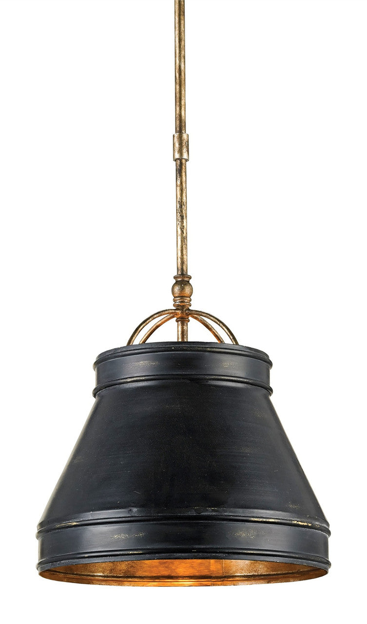 Currey & Co. Lumley Black Pendant 9868