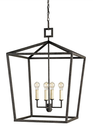 Currey & Co. Denison Large Black Lantern 9872