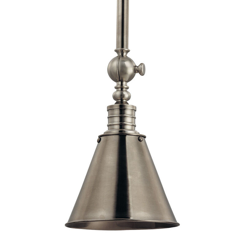 Hudson Valley Lighting Darien Pendant in Historic Nickel 9908-HN