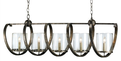 Currey & Co. Maximus Medium Bronze Chandelier 9915