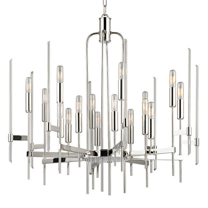 Hudson Valley Lighting Bari Chandelier in Polished Nickel 9916-PN