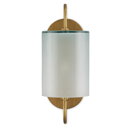 Currey & Co. Glacier Brass Wall Sconce 5800-0024