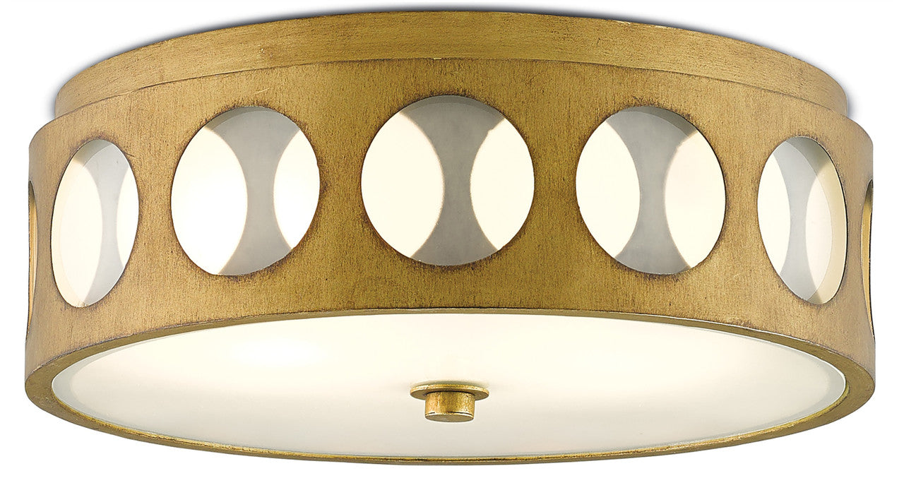 Currey & Co. Go-Go Brass Flush Mount 9999-0019