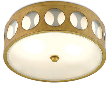 Currey & Co. Go-Go Brass Flush Mount 9999-0019