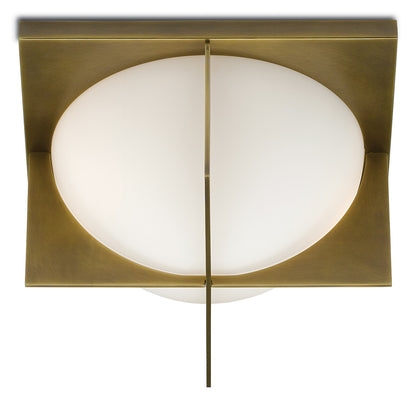 Currey & Co. Lucas Brass Flush Mount 9999-0039