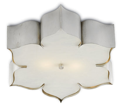 Currey & Co. Grand Lotus Silver Flush Mount 9999-0042