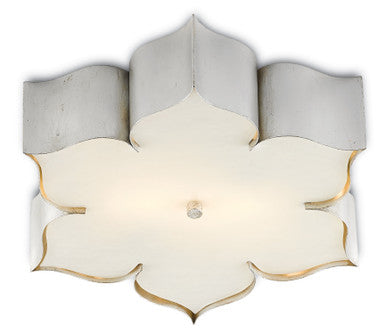 Currey & Co. Grand Lotus Silver Flush Mount 9999-0042