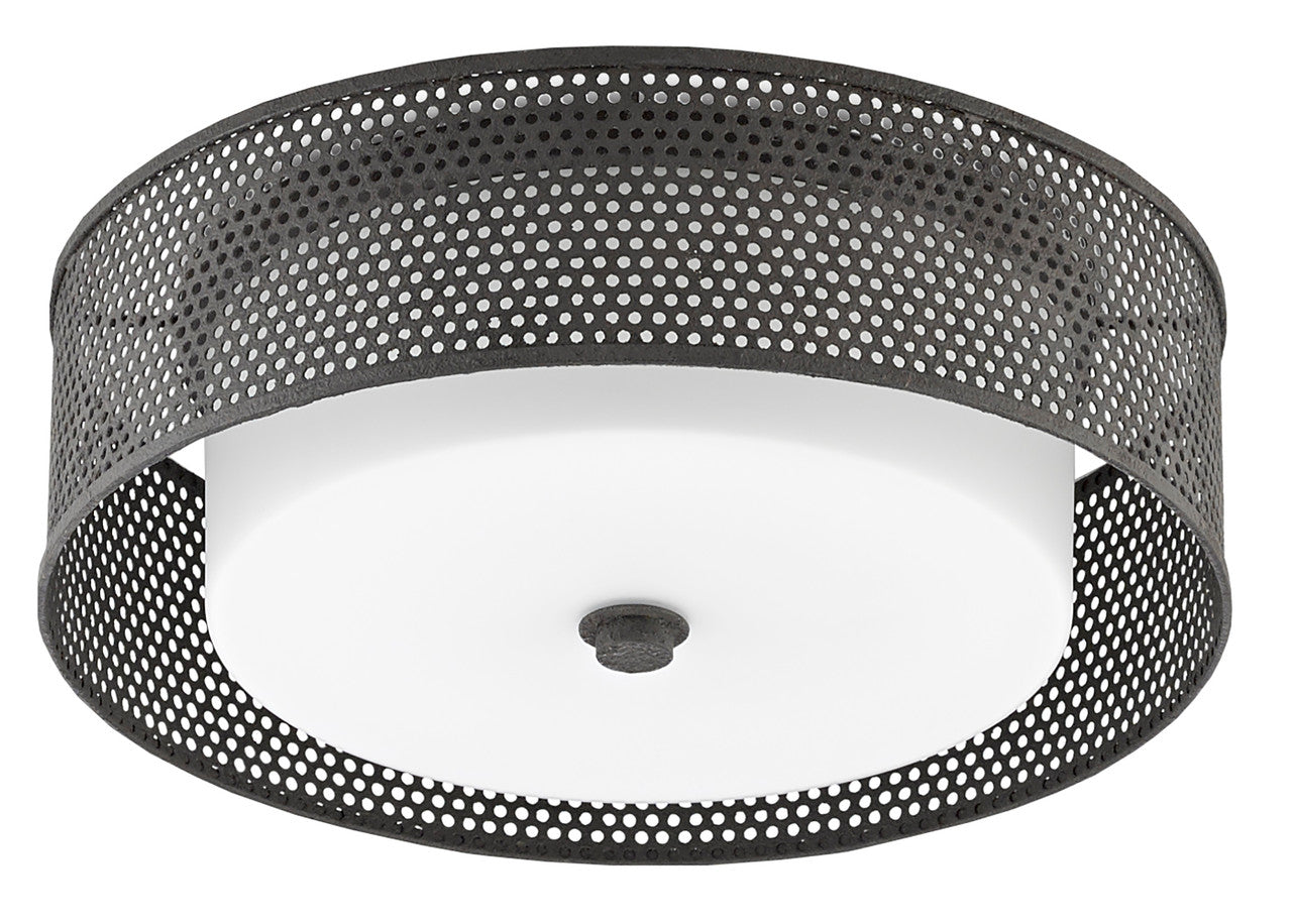 Currey & Co. Notte Black Flush Mount 9999-0048