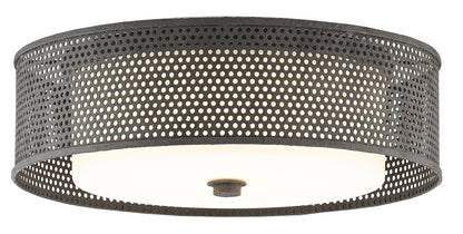 Currey & Co. Notte Black Flush Mount 9999-0048