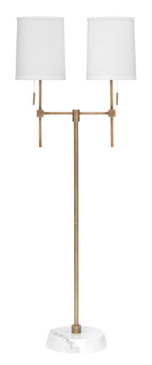 Jamie Young Minerva Twin Shade Floor Lamp 9MINE-FLAB