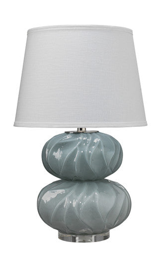 Jamie Young Pricilla Double Gourd Table Lamp 9PRICILLABLU