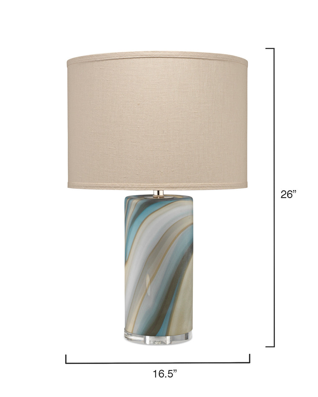 Jamie Young Terrene Table Lamp 9TERRGR235C