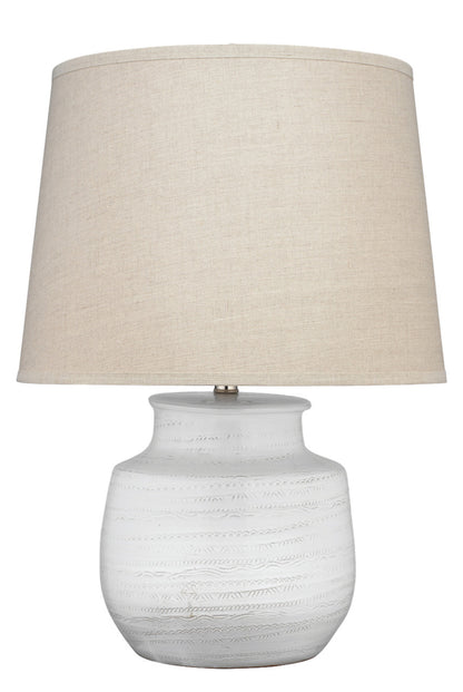 Jamie Young Trace Table Lamp 9TRACESMTLWH