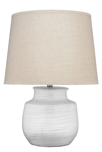 Jamie Young Trace Table Lamp 9TRACESMTLWH