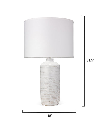 Jamie Young Trace Table Lamp 9TRACWHD131L