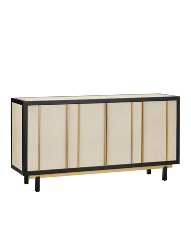 Currey & Co. Deanna Raffia Credenza 3000-0300