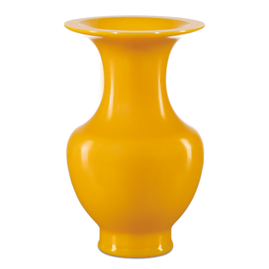 Currey & Co. Imperial Yellow Peking Vase 1200-0680