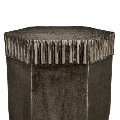 Currey & Co. Corda Graphite Accent Table 4000-0163