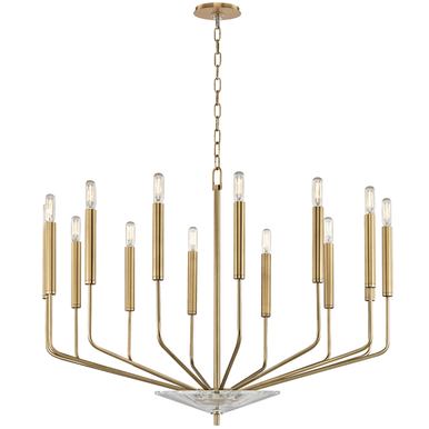 Hudson Valley Lighting Gideon Chandelier in Aged Brass 2614-AGB