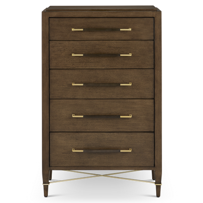 Currey & Co. Verona Chanterelle Five-Drawer Chest 3000-0249