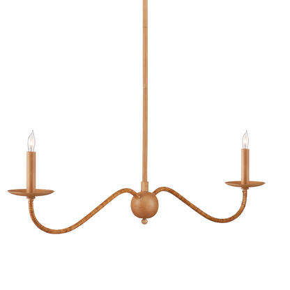 Currey & Co. Saxon Linear Tan  Chandelier 9000-1127