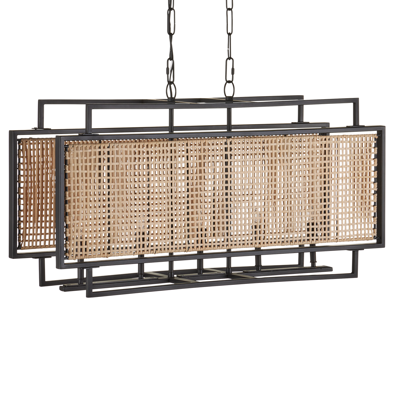 Currey & Co. Boswell Rectangular Chandelier 9000-1164